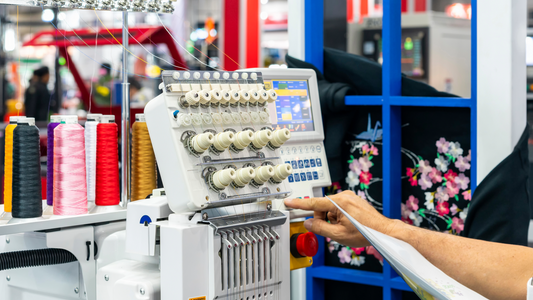 How to select a multi needle embroidery machine